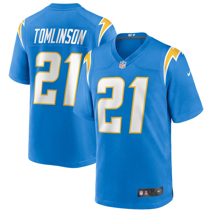Men Los Angeles Chargers #21 LaDainian Tomlinson Nike Powder Blue Game Retired Player NFL Jersey